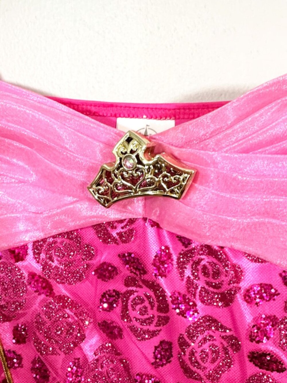 Disney Store Princess Aurora Sleeping Beauty Halloween Costume Dress Girl 9/10 - Picture 5 of 16